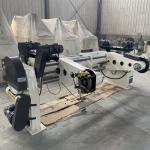 Manual Disc Brake Electric Shaftless Mill Roll Stand For Corrugated Cardboard