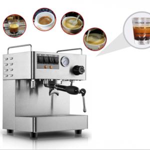 China Semi Automatic Dual Boiler Espresso Maker , 15bar Double Boiler Coffee Machine 14kg factory