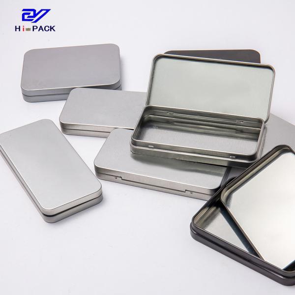 China Children Proof Rectangular Tin Containers For Weed / Flower Packing factory