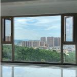 Aluminium Narrow Frame Casement Windows Wind Pressure Resistance Level 9
