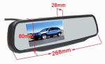 Ouchuangbo 4.3" car rear view mirror monitor display China factory price