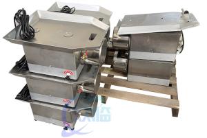 China 40-60pcs/Min Shrimp Cutting Machine Practical For Back Opening factory