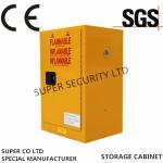 Fire Resistant Yellow Chemical Storage Cabinet , Flame Proof Cabinets Dangerous