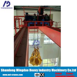 China MD QZ Heavy Duty Workshop  Mobile Grab Bucket Overhead Crane with High Quality on sale