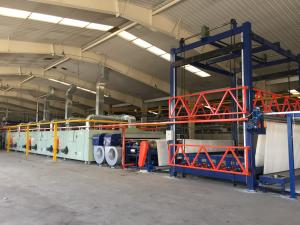 China Conduction Oil Heating Carpet Printing Machine Gas Heating Directly factory