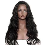 360 Frontal Lace Wig 100% Brazilian Virgin Hair Body Wave Pre - Pucked