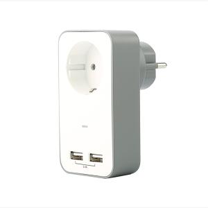 China EU Wi-Fi Plug(16A) With USB Ports And Support Power Meter factory