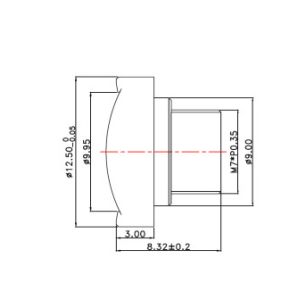 China 1/3 1.6mm super wide angle horizonta angle of view  125 degree megapixel S mount lens CCL13016MPF on sale