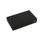Custom Logo Black Rigid Paper Cardboard Packaging Lid and Base Gift Boxes Custom