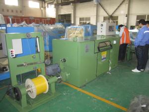China Sky Blue Wire Take Up Machine / High Performance Wire Twist Machine factory