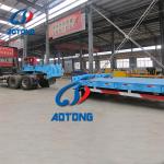 3 Axles Gooseneck Heavy Loading Lowbed Semi Trailer