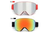 Outdoor PPE Safety Goggles Revo Color Detachable Double Spherical Lense For Ski