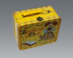 Beautiful Rectangular Tin Box , Kids Lunch Boxes Eco - Friendly Recycled