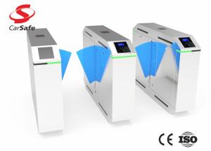 China Stainless Steel Automatic Turnstile Gate Biometric Speed Security Flap Turnstile factory