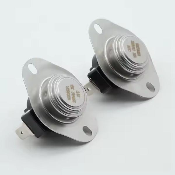China KSD302R 25A 45A High Ampere Current SPST Snap Action Trip Bimetal Thermostat Thermal Protector factory