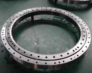China Mining Four Point Contact Small Slewing Bearing and stacker bearing factory