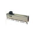 China Sliver 0.3A Electric Slide Switch 4P8T Horizontal Slide Sound Console factory
