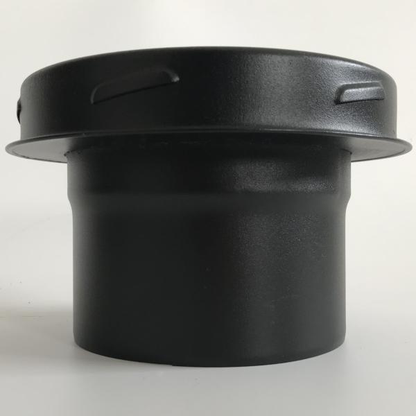 Black Powder Coating Double Wall Stainless Steel Chimney Pipe Corrosion