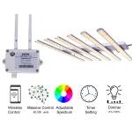360W IoT Smart LED Grow Light Bars For All Phrases Plant Growth Dimmable