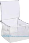 Clear Organizer Storage Bag W/Strong Handles And Zippers For College, Moving