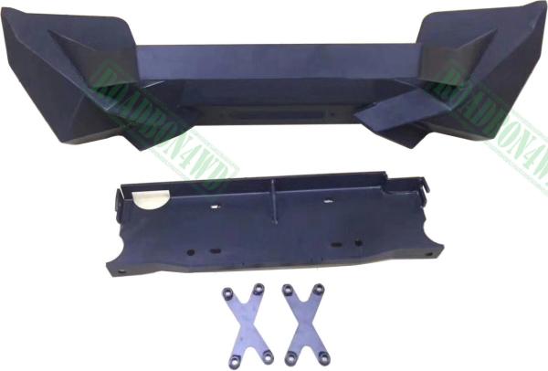 Wholesale Front Bumper for Jeep JK Black Steel Recovery Bull Bar Winch Bumper