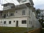 Customized Black Zinc Steel Metal Garrison Fence Panels Maintenance Free