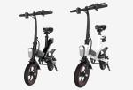 36V Portable Folding Electric Bike Pneumatic Tire For Leisure / Tourism