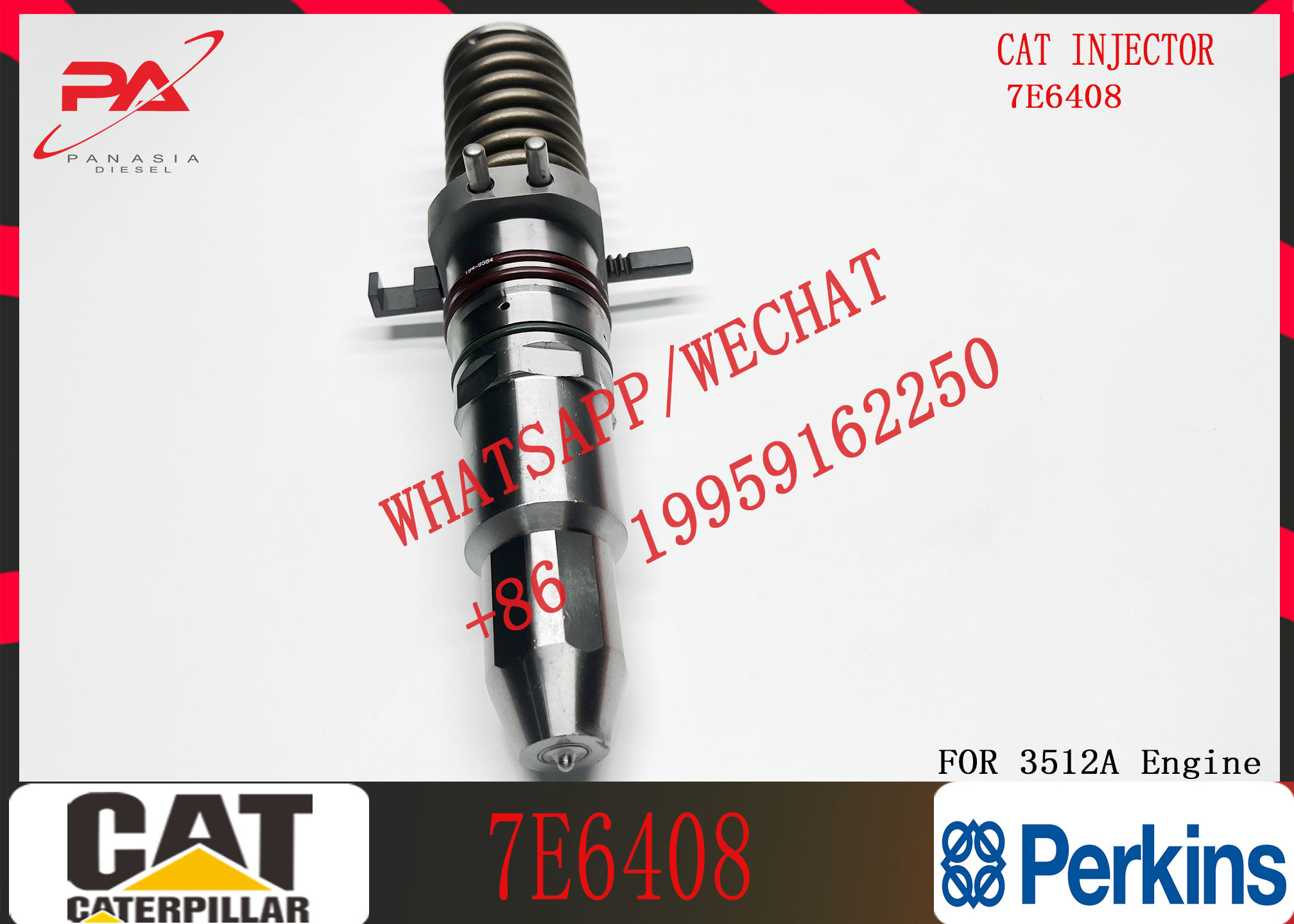 7E-6408 Fuel Injector 7E6408 for CAT 3508 3512 3516 7C-2239 7C-4174 7E-3384 7C-9577 7E-8836