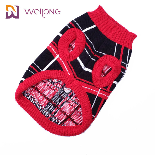Turtleneck Knitted Dog Sweater - Classic Cable Warm Pet Winter Clothes Outfits for Dogs Cats