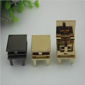 China Guangdong Supplier Custom Gold &amp; Gunmetal Color Metal Bag Accessories Twist Lock factory