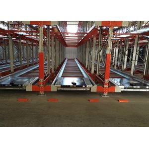 Large Capacity Radio Shuttle Racking High Safety Coefficient Easily Controlled