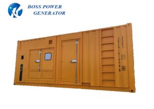 China 900kw Silent Diesel Generator Container Type Power Plant Equipement With Raincap factory