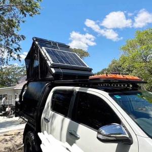 China UV Resistant Waterproof Hard Shell Rooftop Tent 3-4 Person For 4x4 Camping factory
