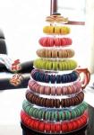 Retail online order 10 tier macaron tower stand for display with Acrylic base