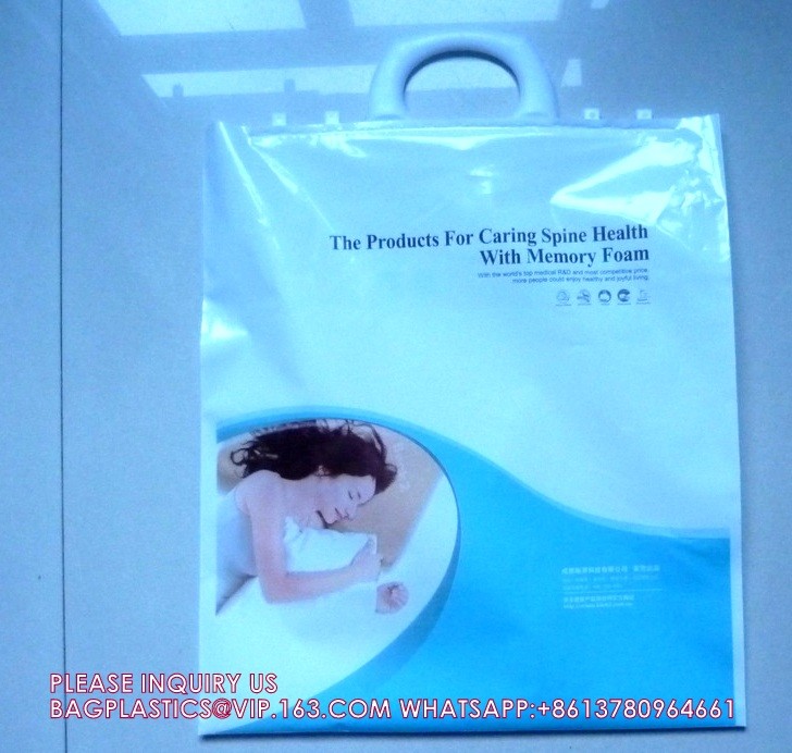 Handle Disposable Bags, Disposable Handle Bags, Sock Hanger Bags, Shopper, Handybags, Hard Handle Plastic Package