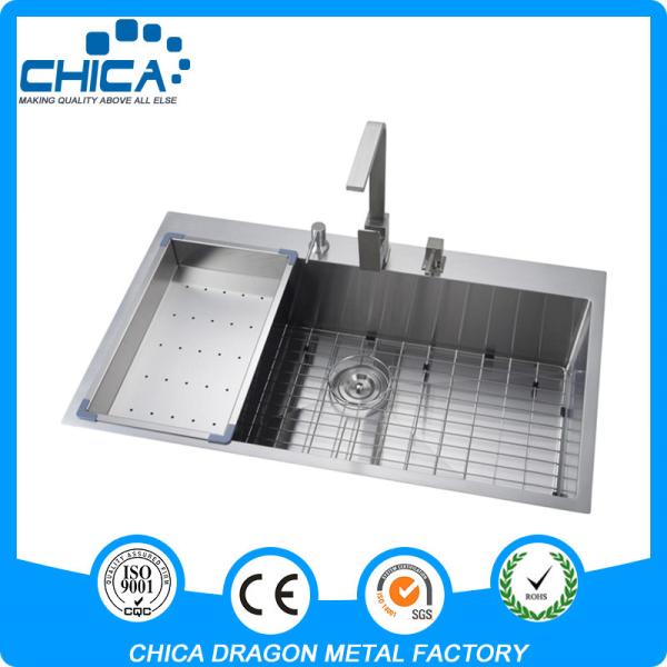 factory directly supply stainless steel handmade sink with USA popular import