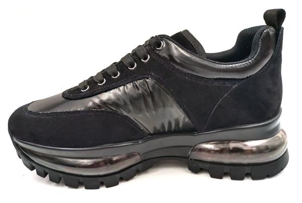Stylish Womans Trainers , Ladies Flat Trainers Comfortable With Textile Upper