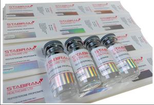 China Pharma Lab Hologram Laser 10ml Vial Label Stickers With Glossy Finish factory