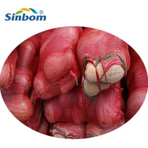 China Reusable Vegetables Mesh Bag In PP Material With Drawstring Sealing factory