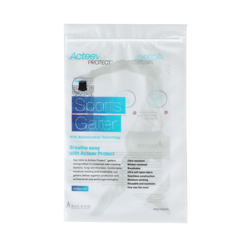 Reusable Plastic Bag Self Sealing 0.03 0.04mm With ODM Printing And Custom Logo