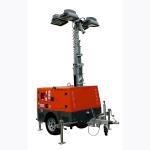 Mining Diesel Light Tower Adjustable With 4 Stable Legs Vertical Retractable