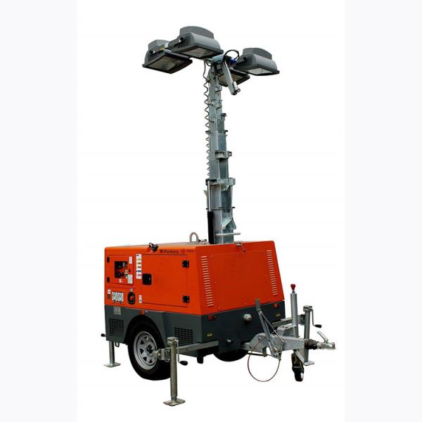 Mining Diesel Light Tower Adjustable With 4 Stable Legs Vertical Retractable
