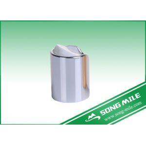 24/410,24/415,28/410,28/415 	Non Spill Aluminum Sliver Color Disc Top Cap for Bottles