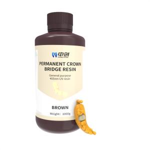 China Easy To Process And Repair High Precision Permanent Crown Dental 3D Printing Photosensitive Resin factory