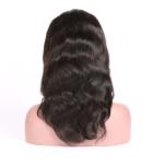 360 Lace Frontal Wigs Brazilian Human Hair Extensions Body Wave Natural Color
