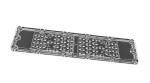 ROHS 50W LED Light Lens 250x70mm 50 In 1 PC Material 70x160 Degree