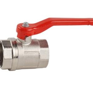 China OEM ODM Aluminum Handle Hot Water Ball Valve Brass Lockable Valve factory