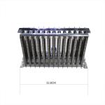Custom Water Heater Accessories Stainless Steel Fire Row Gas Burners Copper
