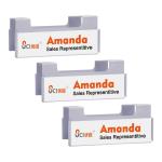 Magnetic Double Sidesd Display Cubicle Name Holder waterproof