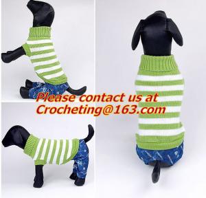 China Dog snowflake pattern jacquard sweater, sweaters, crochet Pet Sweater, knit dog sweaters factory